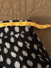 Artisan NY Pants Women's Medium Black White Cropped Capri Boho Wide Leg — photo 7