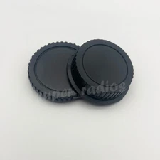 1 x Pairs Rear Lens Cover + Camera Body Front Cap for Canon EOS EF DSLR SLR Lens