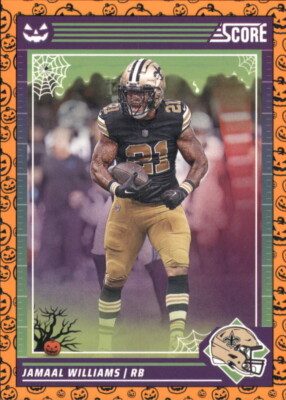 Score Halloween Pumpkin 2024 Football Karte FB 201 +Inserts -Sie Wählen
