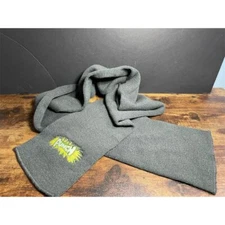 Sour Punch Unisex Gray Knit Scarf Winter Neck Warmer Solid Rectangle Style