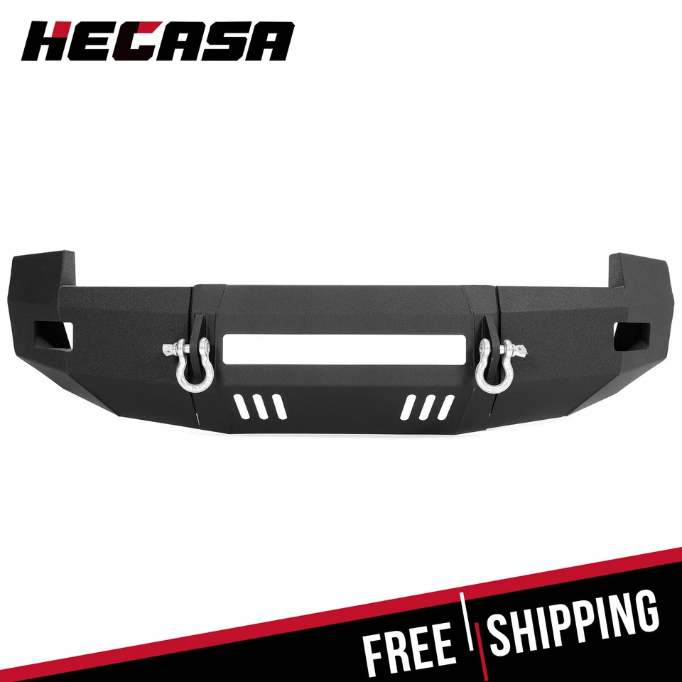 HECASA For 2007-10 Chevrolet Silverado 2500 3500 HD Steel Armor Front Bumper - Image 4 of 4