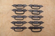 Manija de puerta de hierro forjado a mano vintage manija de cocina 10 piezas