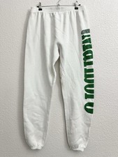 Vintage Marlboro Menthol Cigarettes Sweatpants RARE 80s 90s Sz Small White