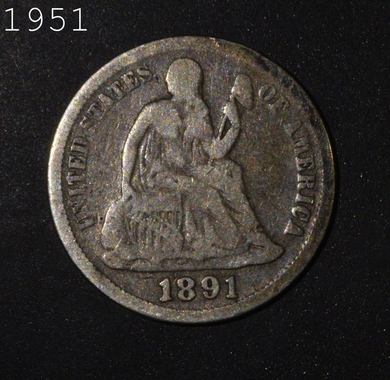 1891 Liberty Seated Dime *Free S/H After 1st Item*