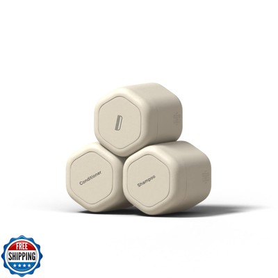 Cadence Travel Containers Haircare Capsule Set - Magnetic Containers with Lid
