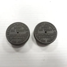 Vintage 6 Volt Battery Caps 1940 1950's Chevrolet Ford MoPar - Hot Rod / Rat Rod