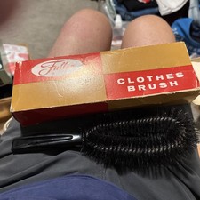 Fuller Brush Co Vintage Czarny pędzel do ubrań Usuwanie kłaczków wyprodukowany w USA Ręczny z pudełkiem