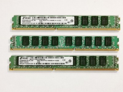 4GB PC3-10600E ECC server DIMM SMART 2Rx8 VLP RAM module SH572128ALC069D2NI