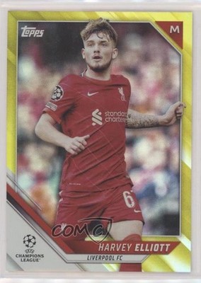 2021 Topps UEFA Champions League Yellow Foil 37/250 Harvey Elliott Rookie RC 1yj