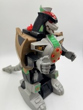 Figura de acción 2015 Mighty Morphin Power Rangers verde 16" Dragonzord Megazord