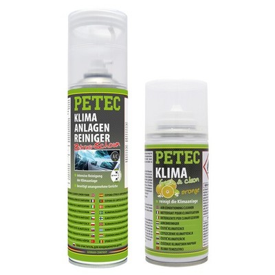 PETEC Air Conditioning Cleaner Foam + FRESH Spray 71350 500ml 71460 75ml