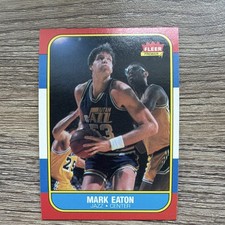 Fleer 1986-87 Mark Eaton #28 Utah Jazz NBA Basketball Card Base