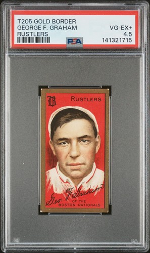George F. Graham [Rustlers] 1911 T205 Gold Border card