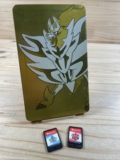 Nintendo Switch Spiel • Pokemon Sword & Shield Ltd. Steelbook Gold Edition #M5