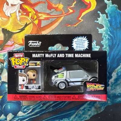 Funko Bitty Pop Back to the Future Marty McFly Time Machine Toy