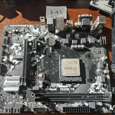 ASRock A520M TW Motherboard with AMD Ryzen 5 PRO 4650G CPU and Fan I/O Panel