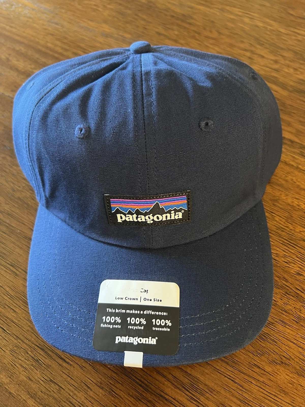 NEW Patagonia P-6 Label Trad Cap Classic Navy Blue, Hat