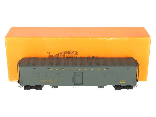 Precision Scale Co. 163333 O Messing CB&Q WW2 Truppenküchenwagen (2 Schienen) - lackiert | Zustand: Used