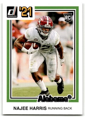 2021 Panini Chronicles Draft Picks  #41 Najee Harris Donruss Retro