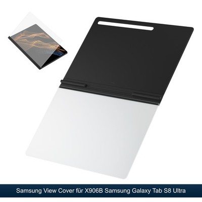 Original Samsung Galaxy Tab S8 Ultra Note View Cover EF-ZX900 Tablet Schutzhülle