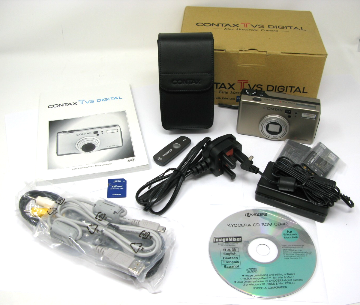 CONTAX TVS DIGITAL Carl Zeiss T＊ Contax TVS Digital Camera - Carl Zeiss T | eBay