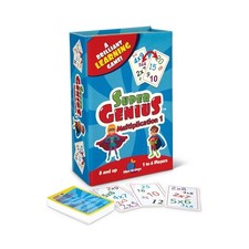 Blue Orange Card Game Super Genius - Multiplication Box New