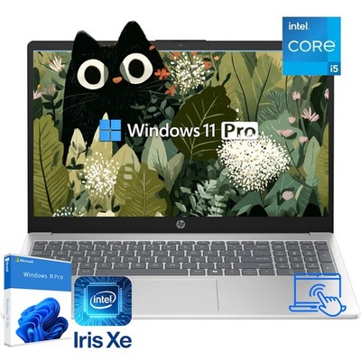 HP 15.6'' FHD IPS Touch Laptop 4.6GHz Intel 10 core i5 UpTo 64GB RAM 2TB Win11Pro