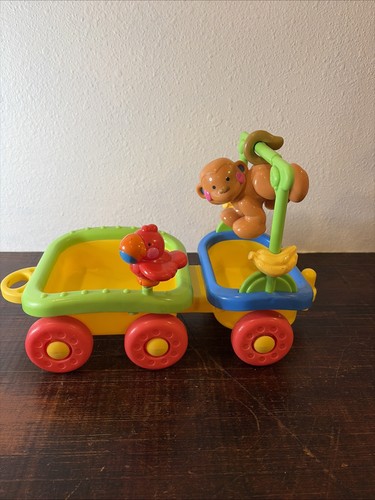 Fisher Price Amazing Animals Sing Go Choo Choo Train Toy With Monkey  2006