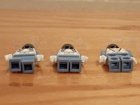 Lego Star Wars x3 Clone Trooper V-Wing Pilot Minifigure SW0118 Sets 6205 & 7259