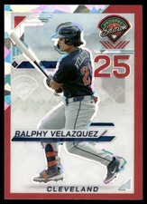 2025 Panini Prospect Edition #99 Ralphy Velazquez Red Cracked Ice