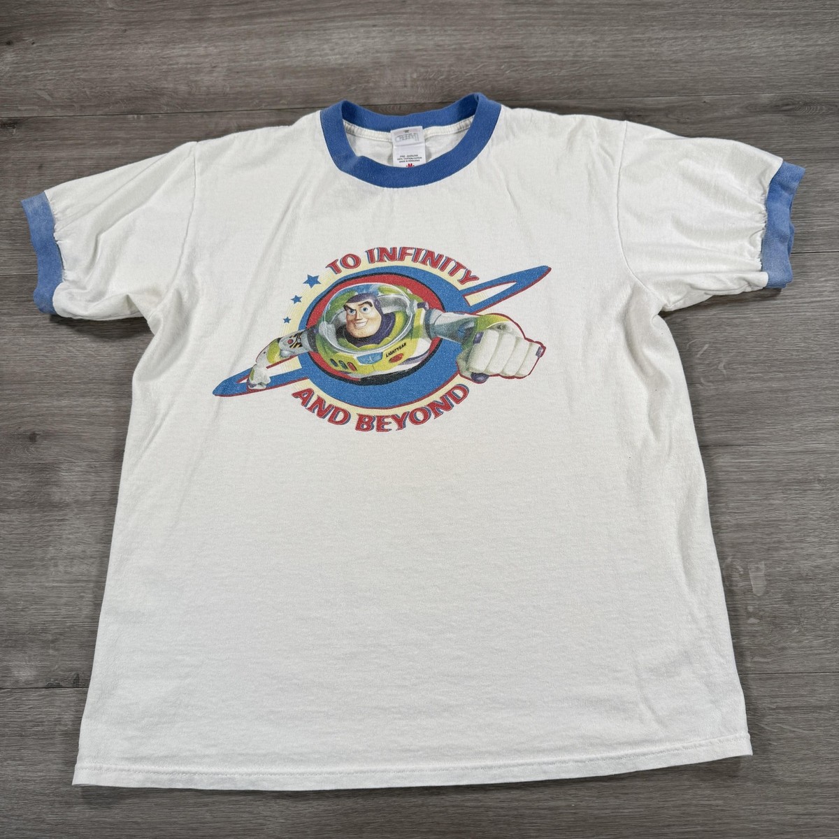Vintage Toy Story Buzz Lightyear Shirt Mens Medium To Infinity Tee