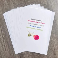 0.2mm Thickness Shrink Art Film Inkjet Printable A4 Paper Shrink Plastic Sheet