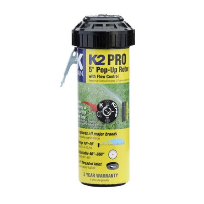 K Rain K2 Pro 5 in. High Pop-Up Rotor w/ Flow Control Adjustible Range Free Ship