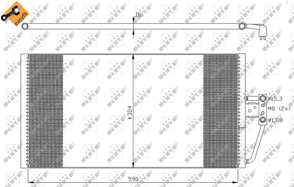 Fits NRF 35295 CONDENSER