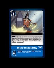 Wave of Reliability BT14-091 U Uncommon Blast Ace Digimon Lightly Played