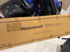 Halite Waterproof 1700mm Front Bath Panel - Gloss White