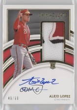 2022 Panini Immaculate Rookie Patch Auto 49/99 Alejo Lopez #160 Patch Auto sc8