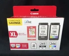 Canon - PG-245XL Black & CL-246XL Color Ink Combo Cartridge Set -  New Sealed