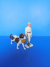 STARLUX / LES CHASSEURS ALPINS : BEL ENSEMBLE D'UN CHASSEUR ALPIN ET SON CHIEN