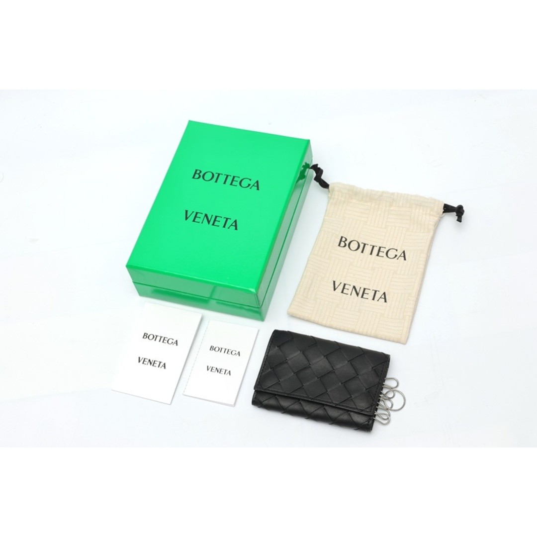 Jacquemus BOTTEGA VENETA Intrecciato Key Case 630336 Calfskin Black Used TOMI-0 thumbnail 6