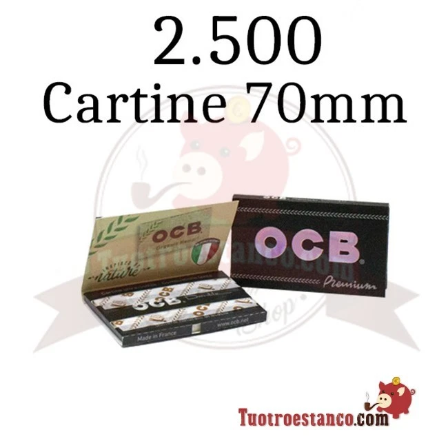 Cartine Corte Doppie Ocb Nero Black 1 Box Da 25 Libretti Di 100 Cartine - Immagine 3 di 4