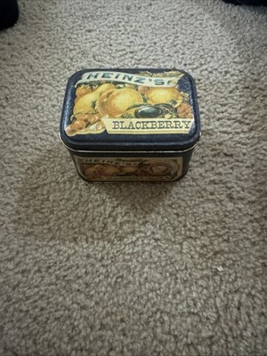 Vintage Heinz Blackberry Jelly Tin, 1983 Tin Box Company Bristol Ware 
