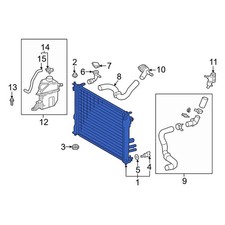 For Toyota Camry 2018-2026 Toyota 16400F0021 Radiator