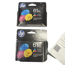 New Genuine HP 61XL Color Ink Cartridge SEALED Box  Foil 2027