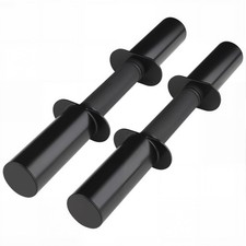 Pair of 16" olympic dumbbell handles for 2-inch plates loadable bars with