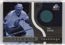 2005 SP Game Used Edition Oldtimers' Challenge Jersey 21/25 Bob Bourne Patch 7ez