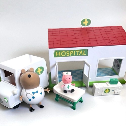 Rare GC VINTAGE Dr Brown Bear, Nurse Peppa Pig, Ambulance, Hospital ...