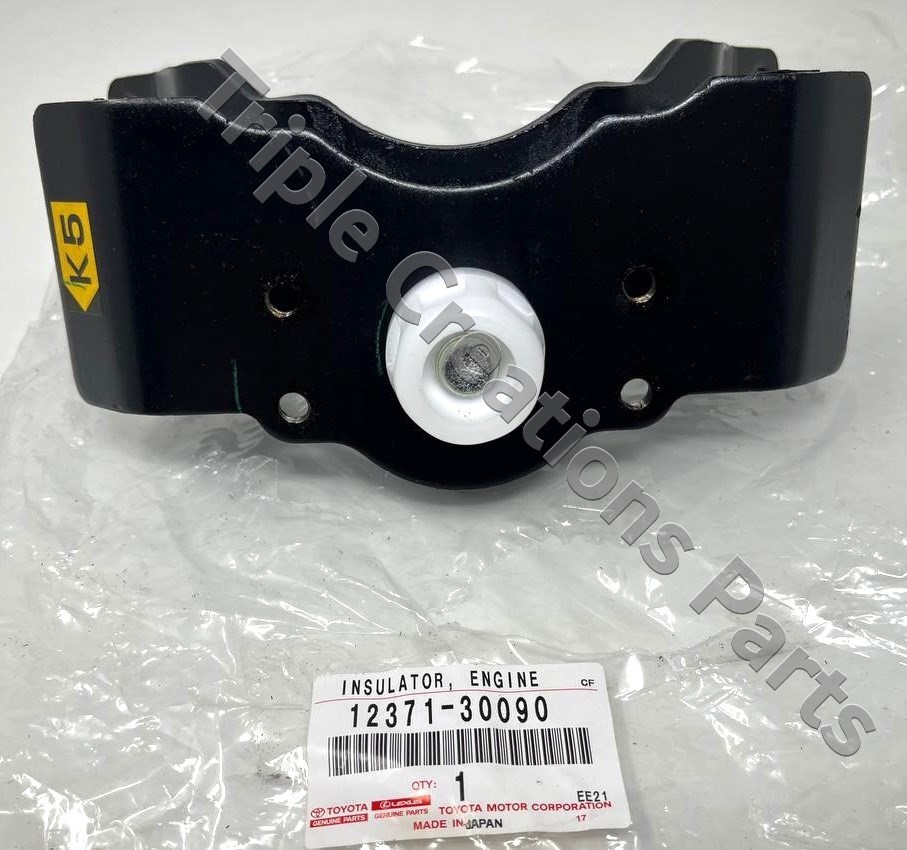 12371-30090 Genuine Toyota Insulator Engine Mounting Rear No.1
