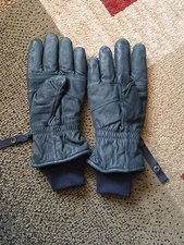 US Military Black Leather Intermediate Cold Wet Gloves w Cuff X-Large XL Size 5