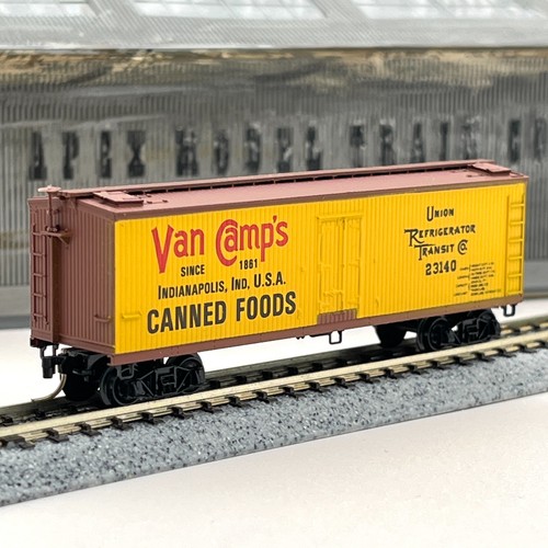 Kadee Micro-Trains Escala N 49060 Furgoneta Campamentos Dbl Madera Refrigerado UTRC 23140 | Zustand: Used